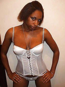 cast off ebony in lingerie