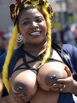 pretty big boobs coal-black girls