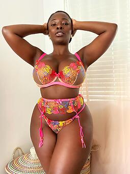 ebony lingerie model reality or dare pics