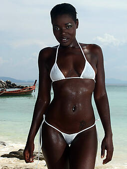 unambiguous hot black girls in bikini